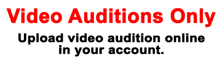 Video Auditions Only Notice