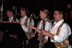 "Battery of Basses"  - from the Peninsula choir