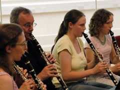 [Image: Clarinet choir]