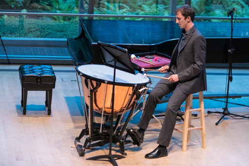 Alexander Cohen plays Eötvös' <i>Thunder</i> © Gary Adams